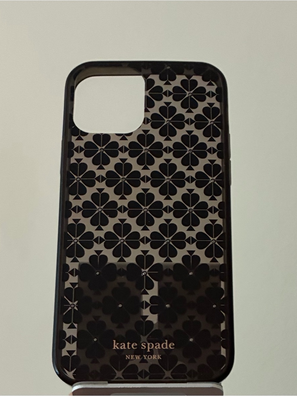 Kate Spade New York Black Floral iPhone 12 Pro Case